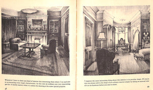 "How To Draw Interiors" 1955 DAWE, Cedric