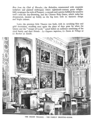 "Versailles And The Trianons" 1958 VAN DER KEMP, G.