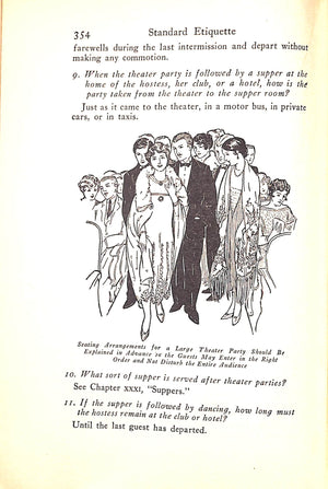 "Standard Etiquette" 1925 RICHARDSON, Anna Steese