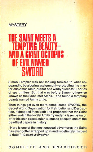 "The Saint And The Fiction Makers" 1968 CHARTERIS, Leslie