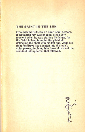 "The Saint In The Sun" 1972 CHARTERIS, Leslie