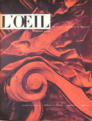 L'ŒIL Revue D'Art Numero 42, Juin 1958
