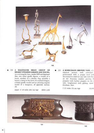 "Important Twentieth Century Decorative Arts" 1998
