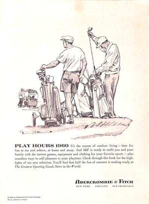 "Abercrombie & Fitch Play Hours 1960 Catalog" (SOLD)