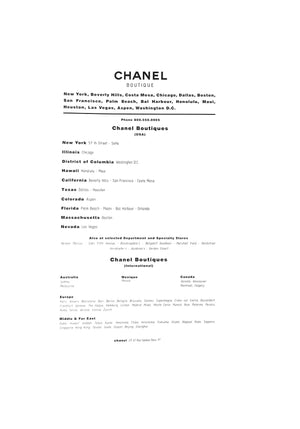 Chanel Printemps- Ete 2003 Spring- Summer