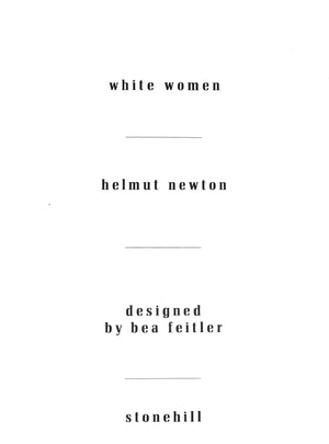"White Women" 1976 NEWTON, Helmut