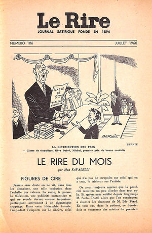 "Le Rire Journal Satirique Julliet 1960"