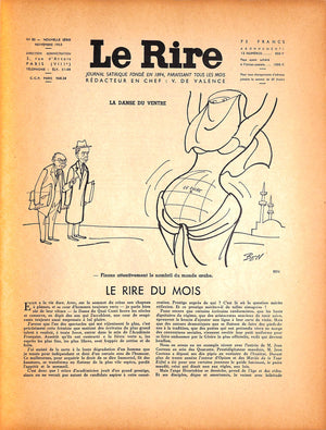 "Le Rire Journal Satirique Novembre 1955"