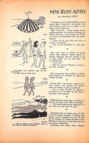 Le Rire Journal Satirique Aout 1963