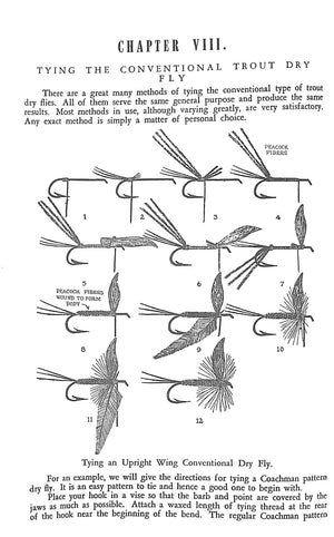 "Professional Fly Tying, Spinning And Tackle Making Manual And Manufacturers' Guide" 1961 HERTER, George Leonard [written and illustrated by]