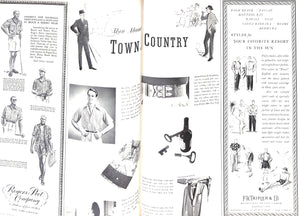 "Town & Country Magazine 6 Bound Issues" Jan.- June 1951 (SOLD)