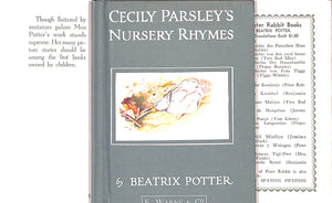 "Cecily Parsley's Nursery Rhymes" 1922 POTTER, Beatrix