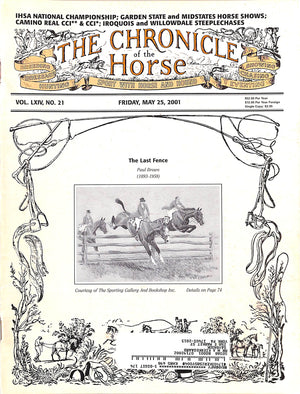 "The Chronicle Of The Horse" w/ Paul Brown Cover May 25, 2001