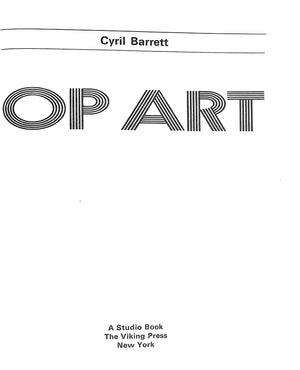 "Op Art" 1970 BARRETT, Cyril