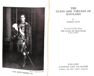 "The Clans And Tartans Of Scotland" 1947 BAIN, Robert