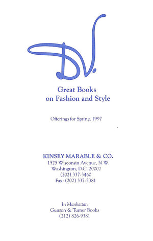 DV Great Books on Fashion and Style Spring 1997