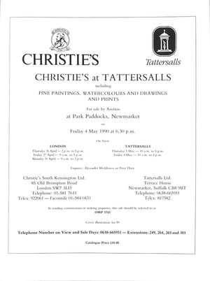 Christie's At Tattersall's: Park Paddocks, Newmarket - 4 May 1990