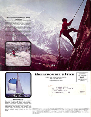 Abercrombie & Fitch The Blazed Trail 1974 Catalog