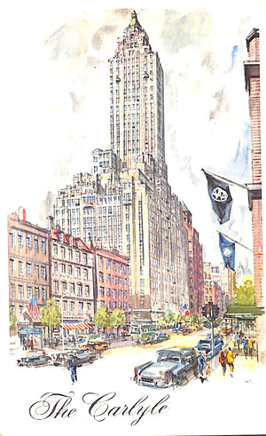 "The Carlyle Hotel 1957 Postcard" (NEW)