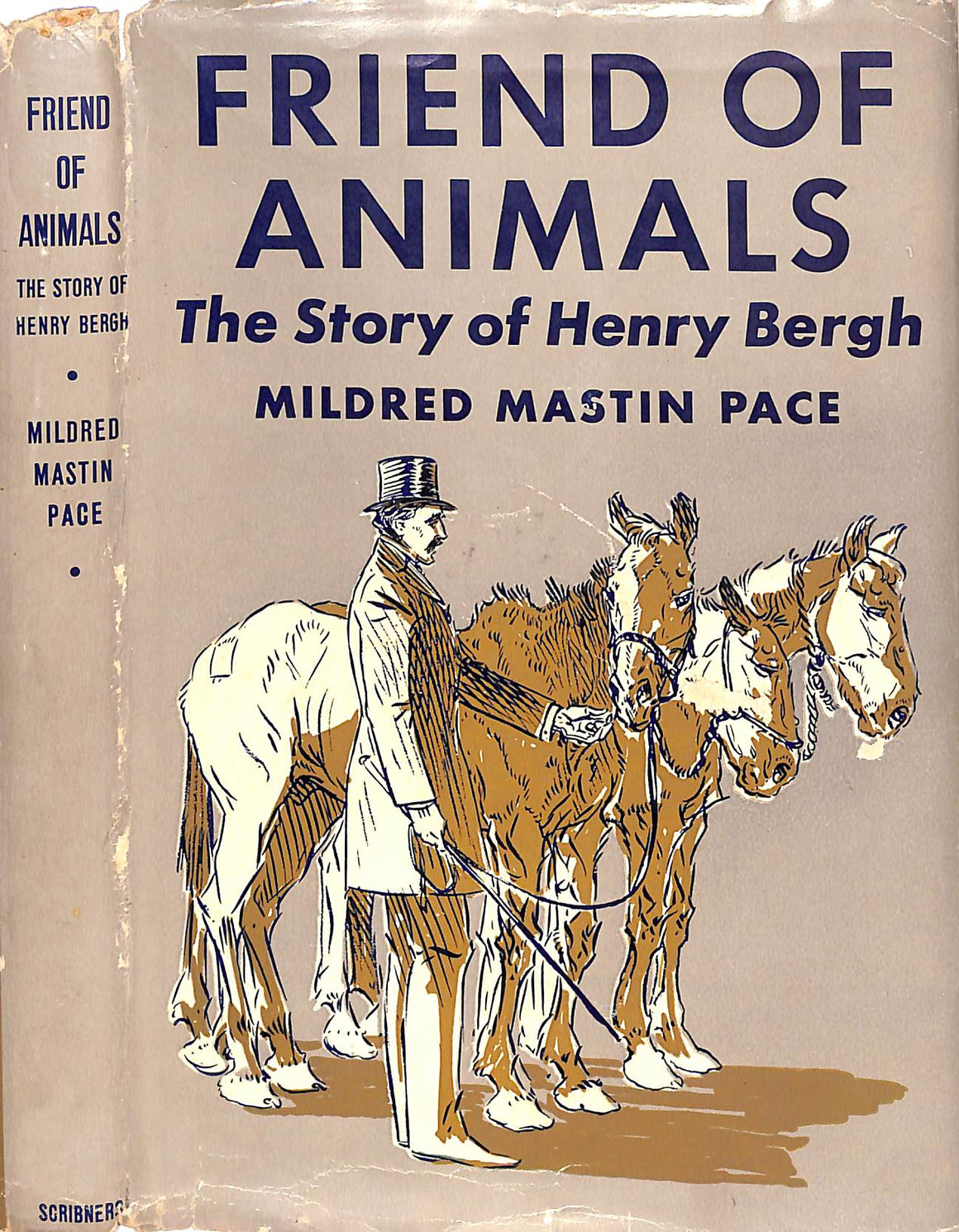 "Friend Of Animals: The Story Of Henry Bergh" 1942 PACE, Mildred Mastin