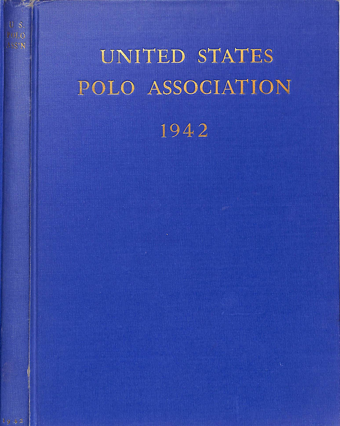 United States Polo Association 1942 Yearbook