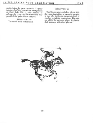 United States Polo Association 1949 Yearbook