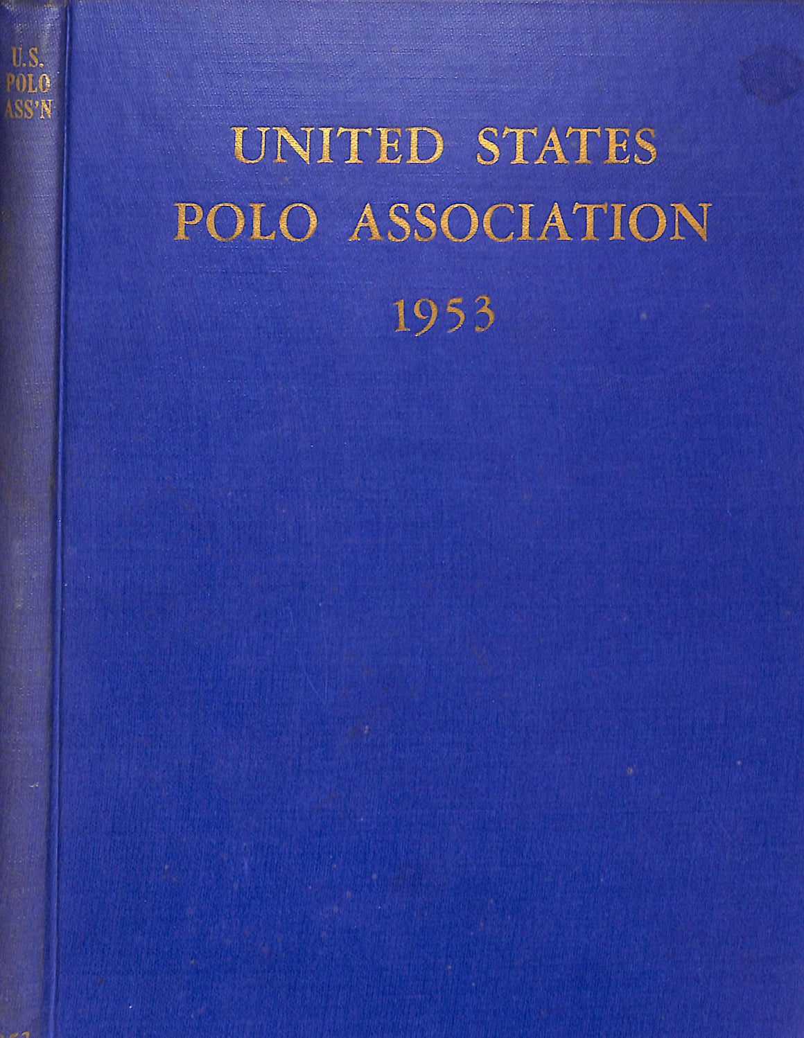 United States Polo Association 1953 Yearbook