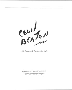 "Cecil Beaton" 1968 MELLOR, Dr. David