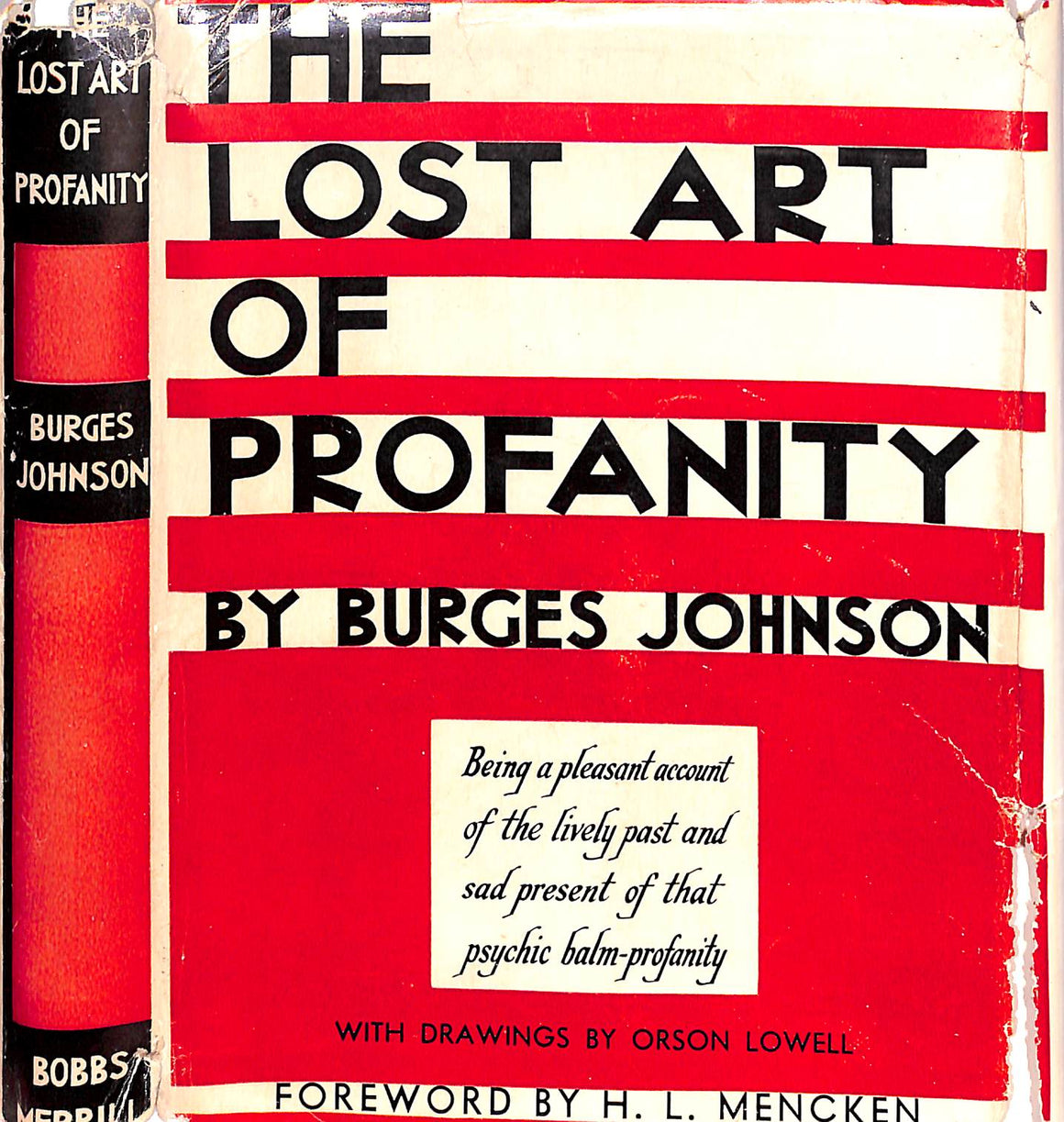 "The Lost Art Of Profanity" 1948 JOHNSON, Burges