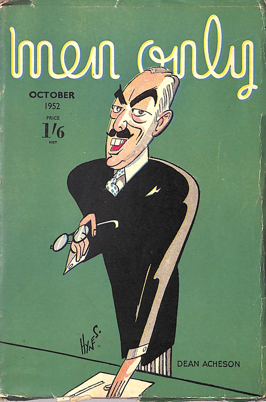 Men Only October 1952