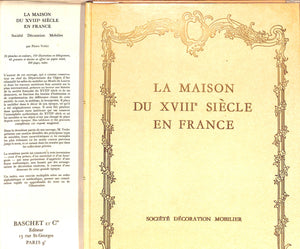 "La Maison Du XVIII Siecle En France" 1966 VERLET, Pierre