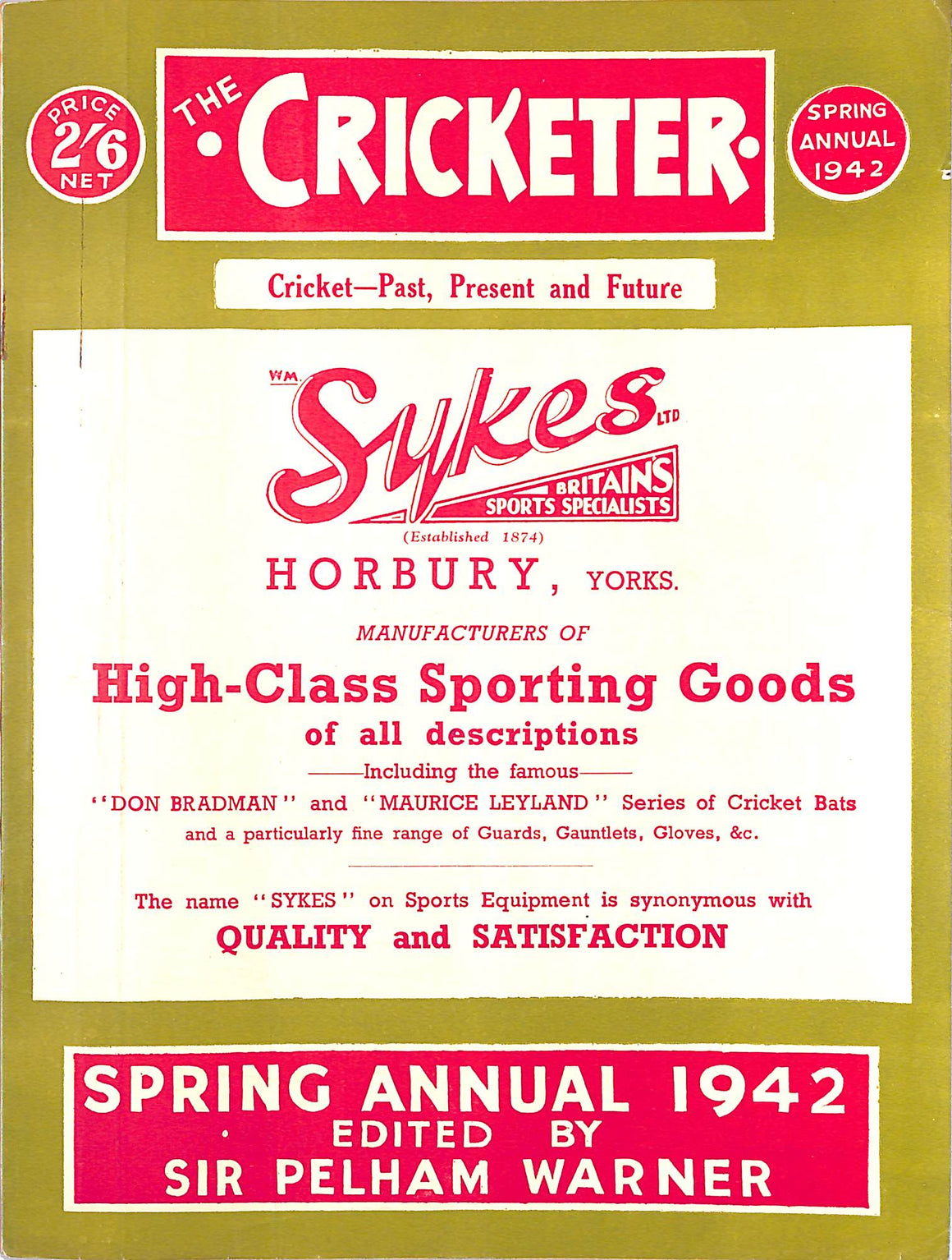 The Cricketer Spring Annual 1942