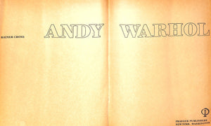 "Andy Warhol" 1970 CRONE, Rainer