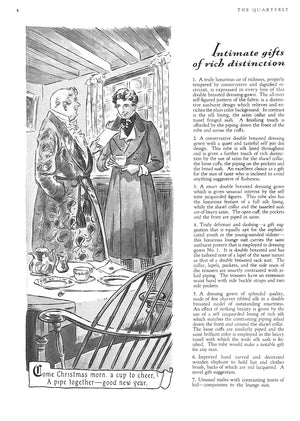 The Gentleman's Quarterly The Christmas-Giving Number 1930 Catalog