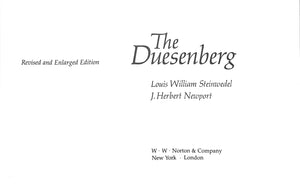 "The Duesenberg" 1982 STEINWEDEL, Louis William and NEWPORT, J. Herbert