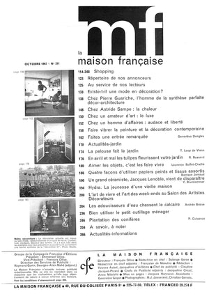 Maison Francaise #211 Octobre 1967