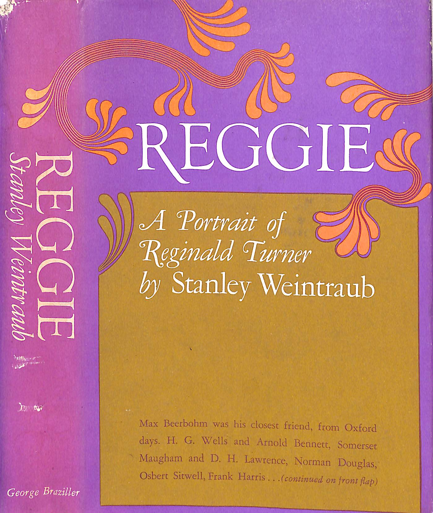 Reggie A Portrait Of Reginald Turner 1965 WEINTRAUB Stanley reggie-a-portrait-of-reginald-turner-1965-weintraub-stanley