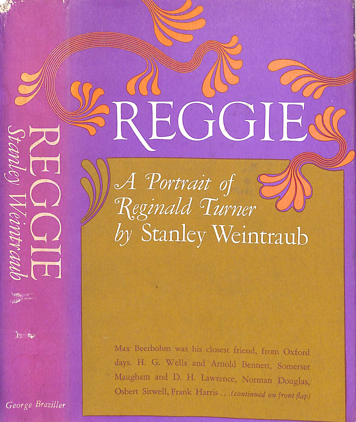 "Reggie: A Portrait Of Reginald Turner" 1965 WEINTRAUB, Stanley