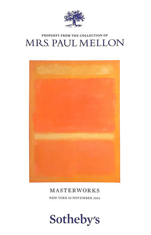 Property From The Collection Of Mrs. Paul Mellon: Interiors Sessions 1-2/ 3-5/ Masterworks/ Jewels & Objects Of Vertu 4 Vol 2014 Sotheby's New York (Shrinkwrapped)