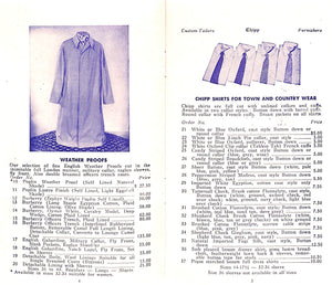 "Chipp Suggestions For Autumn And Winter Wear c1950s Catalog"