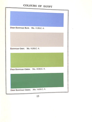 "A Tint Book Of Historical Colours Suitable For Decorative Work" 1961