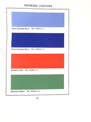 "A Tint Book Of Historical Colours Suitable For Decorative Work" 1961