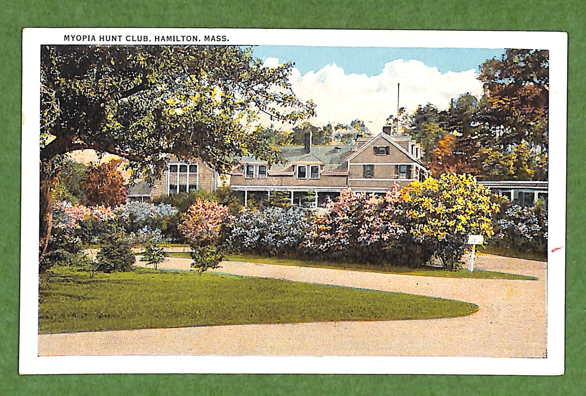 Myopia Hunt Club, Hamilton, Mass. Postcard