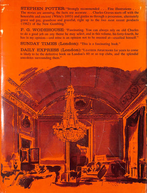 "Leather Armchairs: A Guide To The Great Clubs Of London" 1964 GRAVES, Charles