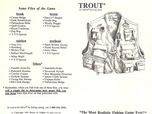 "Trout* An Orvis Sporting Game" *The Most Realistic Fishing Game Ever!