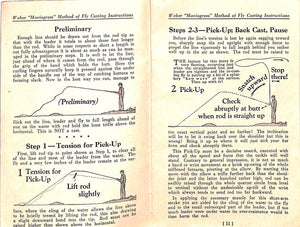 Weber "Moviegram" Method Of Fly Casting Instructions 1931