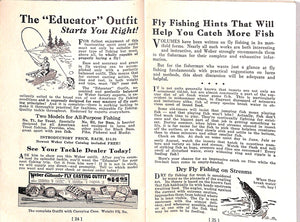 Weber "Moviegram" Method Of Fly Casting Instructions 1931