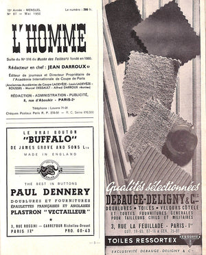 L'Homme Mai 1952