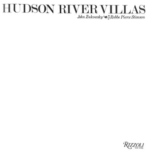 "Hudson River Villas" 1985 ZUKOWSKY, John