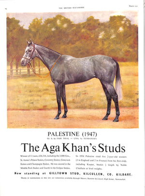 The British Racehorse: Spring Issue 1955